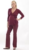 The Olian Over/Under the Belly Stretch Corduroy Bootcut Pant