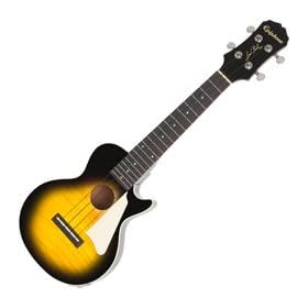 Epiphone Les Paul Acoustic Electric Ukulele Outfit, Vintage Sunburst: Musical Instruments