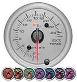 Gray 7 Color Exhaust Temp Gauge