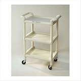 Mettler 73 3 Shelf Plastic Cart