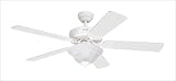Westinghouse Lighting 78217 Vintage II 52' Ceiling Fan in White
