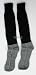 New 2 Pair Ridgeview Merino Wool Black-Gray Ski Socks