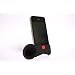 BIGtec iPhone Horn Verst�rker Klangverst�rker iPhone Stand Speaker Verst�rker schwarz aus Silikon -witzig und immer dabei - f�r iPhone 4 und 4S
