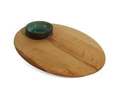 J.K. Adams Solid Maple Double-Dish Bread and Oil Board