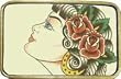 Outer Rebel Mens "Flower Girl" Metal Belt Buckle