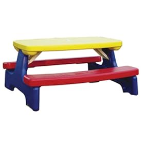 Outdoor Decor & More Folding Kid's Picnic Table