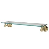 Kingston BA1759PB HERITAGE Glass Shelf Polished Brass