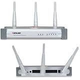 INTELLINET 450N Dual-Band WLAN Router 3T3R 4-Port-Gigabit-LAN-Switch MIMO QoS sechs Betriebsmodi Dual Band 2,4 GHz und 5 GHz