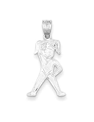 Sterling Silver Girl Charm