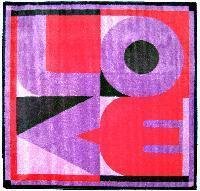 Buy Low Price Cozy Fun Time Shape High Pile Love 51×51 Play Time Nylon Area Rug FTS-156 5151 FTS-156 5151