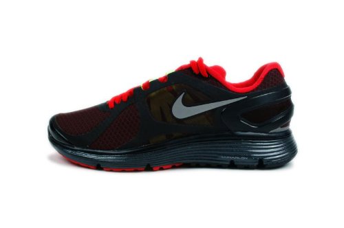 Nike lunareclipse+ 2 trainers shoes running mens, Black/Silver/Red, 7 Nike lunareclipse+ 2 trainers shoes running mens, Black/Silver/Red, 7