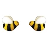 Bee Shaped Sugar Decorations 176 pcs by Escape Concepts