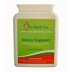 Detox Support 600mg 60 Capsules - Colon Cleanse & Detoxification Supplement
