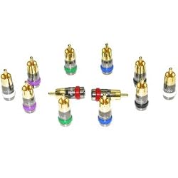 Tool-less Component RCA Connectors - 5.1 Audio