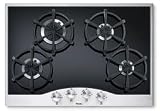 Kitchen & Housewares : DGCU105-4BSB Viking 30' Cooktop Designer Series - Natural Gas - Black Glass with Stainless Steel Trim