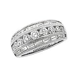 14K White Gold Diamond Anniversary Band - 2.00 Ct.