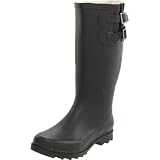 Chooka Women's Signature Solid Dual Buckle Rain Boot