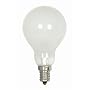 40 Watt A15 Incandescent Light Bulb / Intermediate Base (E17 Base) / Frosted / Replacement Ceiling Fan Light Bulb