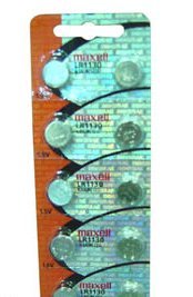 LR1130 Maxell 10 Alkaline Batteries