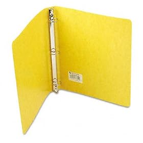Recycled PRESSTEX Round Ring Binder 1 Capacity Yellow