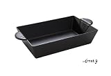 Skeppshult great oven & serving tray, 4.5 L cast iron 34 x 22x x 8 cm