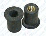 25 M5-.8 Well Nuts 3/8 Hole .665 Length