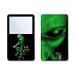 Abduction Green Design Skin Decal Sticker for Apple iPod video 30GB/ 60GB/ 80GB Player