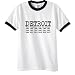 Detroit, Most Dangerous City Ringer T-Shirt