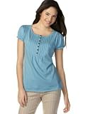 DKNY Jeans - DKNY Jeans Pintuck Yoke Tee