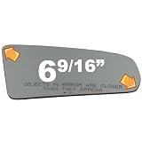1992-1997 CADILLAC SEVILLE Convex, Passenger Side Replacement Mirror Glass by Automotive Mirror Glass