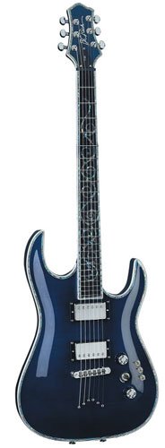B.C. Rich Assassin NT Flame Top Electric Guitar - Transparent Blue