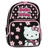 Sanrio Hello Kitty School Backpack w/ Bottle (Black)