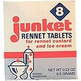 Junket Rennet Tablets For Custard And Ice Cream - 8 Ea