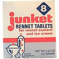 Childrens Toyshop  Gourmet Food : Junket Rennet Tablets For Custard And Ice Cream - 8 Ea