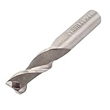 uxcell エンドミルカッター シルバートーン 2枚刃 プラスチック箱 HSSAL材料 1個入り