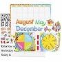 Trend T8302 Monthly Calendar (With Cling) Bulletin Board Set, 17 x22