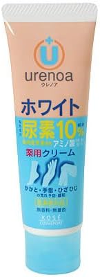 KOSE COSMEPORT | Hand Cream | urenoa White Urea Cream Moist Smooth N 50g (Japan Import)