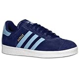 adidas Originals Men's Gazelle 2 Suede Sneaker,Dark Indigo/Argentina Blue/White,8 M US