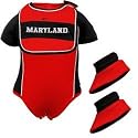 Nike Maryland Terrapins Red Infant Bib & Booties Set