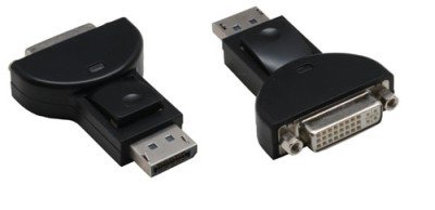 JOUJYE Display Port Adapter 1.1 Display Port Stecker / DVI-D Buchse mit Verriegelung mit S Preisvergleich
