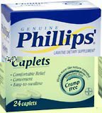 Phillips Cramp-free Laxative, Caplets relieves Constipation - 24 ea