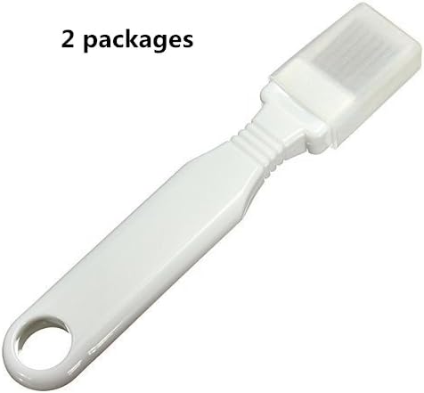 VIPstore® 2 Pcs kitchenware vegetable knives Magic shredded green onion Cutter Slicer (white)