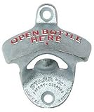 Open Bottle Here Wall Mounted Bottle Opener