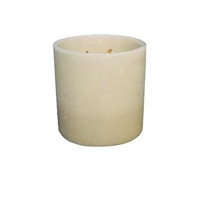 Mr. Light Ivory Wax LED Candle, Round by 