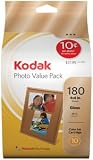 Kodak 8278574 Everyday Photo Value Pack 180PC 4X6 Paper/Ink Cartridge