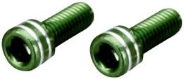 2 PCS XON Water Bottle Cage Anodizing M5 Bolts Screws Bike MTB Road OEM Package (Green)