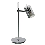 ET2 Lighting E22039-18 1LT Table Lamp Chrome Flash Contemporary desk lamps