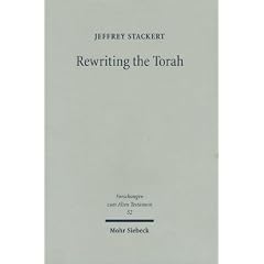 Rewriting the Torah: Literary Revision in Deuteronomy & the Holiness Legislation (Forschunmgen Zum Alten Testament)