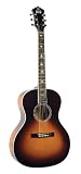 Recording King Century Jubilee Series Deep Body Acoustic Guitar (Maple, Sunburst Finish)