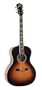 Recording King Century Jubilee Series Deep Body Acoustic Guitar (Maple, Sunburst Finish)
